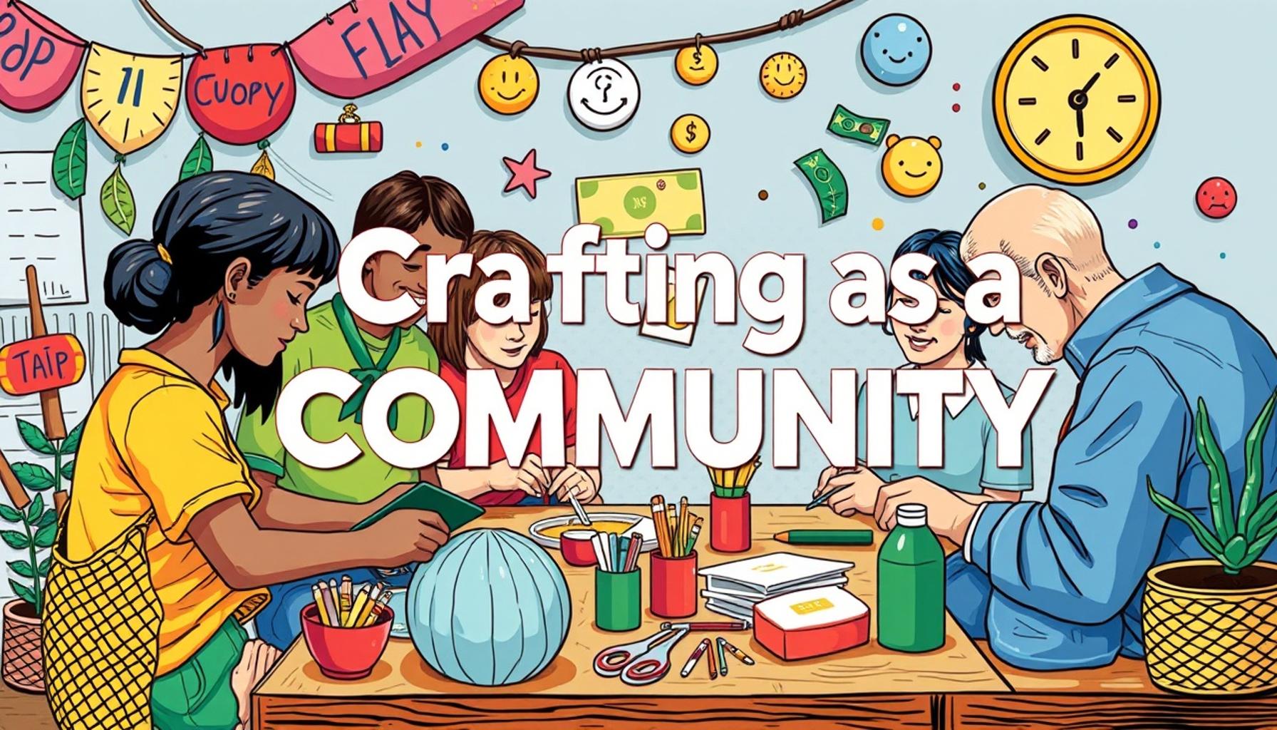 Crafting as a Community: Building Connections Through Group Projects and Workshops